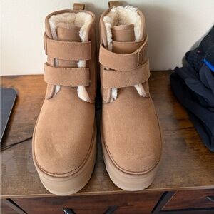 UGG Tan Platform Shoes